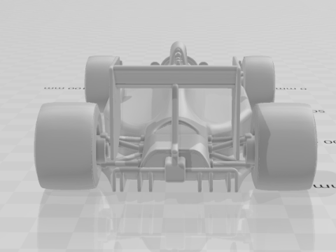 Bonecos 3d tarzı manga anime araba F1 tarzı karikatür 3D Baskı Modeli