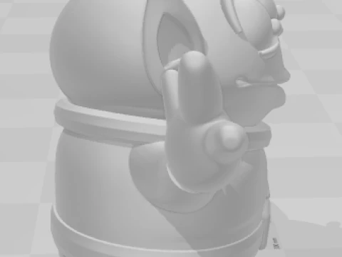 Bonecos 3d style manga anime toy story alien style caricato 3D Print Model