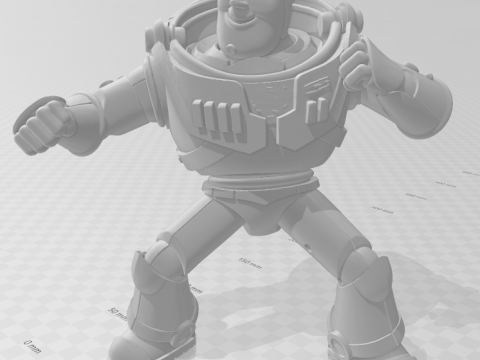 Bonecos 3D 风格漫画动漫玩具总动员巴斯光年风格 caricato 3D 打印模型