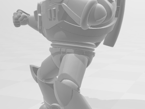 Bonecos 3D 风格漫画动漫玩具总动员巴斯光年风格 caricato 3D 打印模型