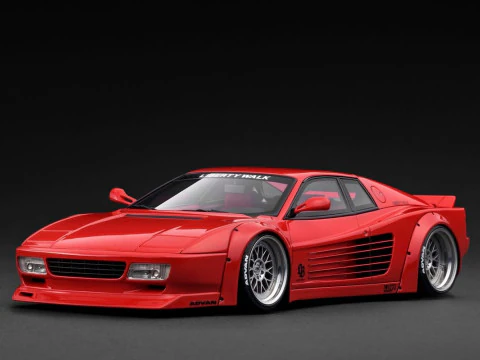 Bonecos 3d style manga anime car ferrari libert walk style caricato 3D Print Model