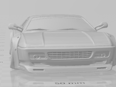 Bonecos 3d style manga anime car ferrari libert walk style caricato 3D Print Model