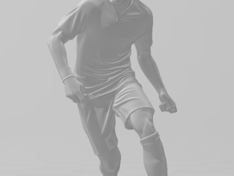 Bonecos 3d style manga anime neymar junior style caricato 3D Print Model