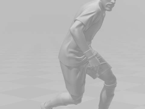 Bonecos 3d style manga anime neymar junior style caricato 3D Print Model