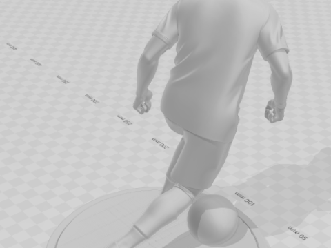 Bonecos 3d style manga anime neymar junior style caricato 3D Print Model