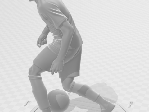 Bonecos 3d style manga anime neymar junior style caricato 3D Print Model