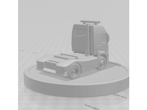 Bonecos 3d style manga anime car truck race pace style caricato 3D Print Model