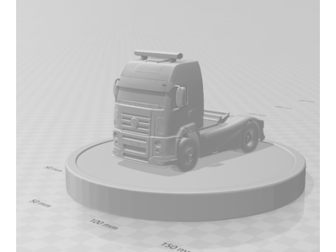 Bonecos 3d style manga anime car truck race pace style caricato 3D Print Model