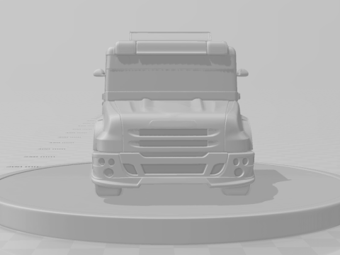 Bonecos 3d style manga anime car truck race style caricato 3D Print Model