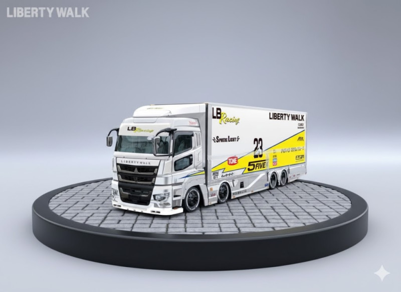 Bonecos 3d style manga anime car truck race style caricato 3D Print Model .c4d .max .obj .3ds .fbx .stl .blend