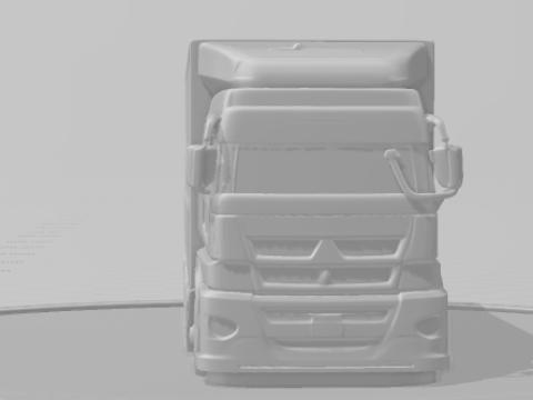 Bonecos 3d style manga anime car truck race style caricato 3D Print Model