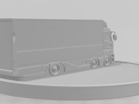 Bonecos 3d style manga anime car truck race style caricato 3D Print Model