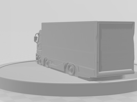 Bonecos 3d style manga anime car truck race style caricato 3D Print Model