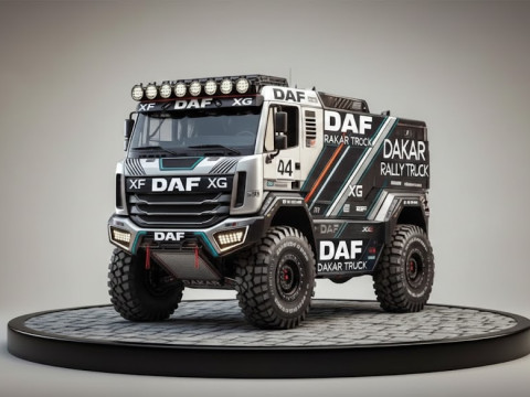 Bonecos 3D-Stil Manga Anime Auto LKW Rennstil Caricato 3D Druckmodell