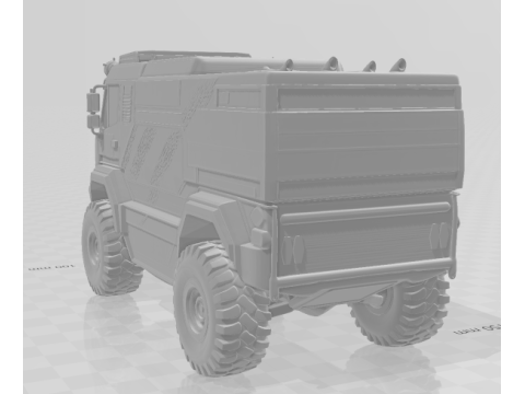 Bonecos 3d style manga anime car truck race style caricato 3D Print Model