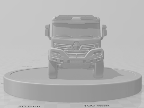 Bonecos 3d style manga anime car truck race style caricato 3D Print Model