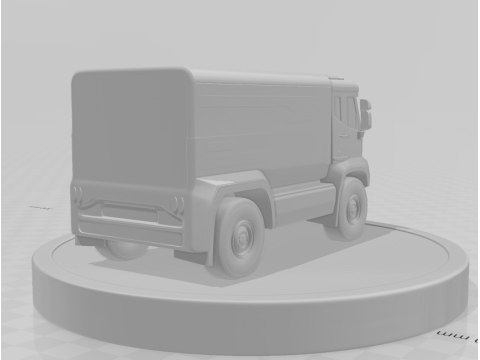 Bonecos 3d style manga anime car truck race style caricato 3D Print Model