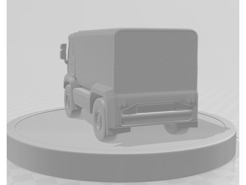 Bonecos 3d style manga anime car truck race style caricato 3D Print Model