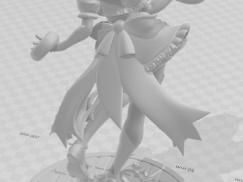 Bonecos 3d style manga anime women lolli style caricato 3D Print Model