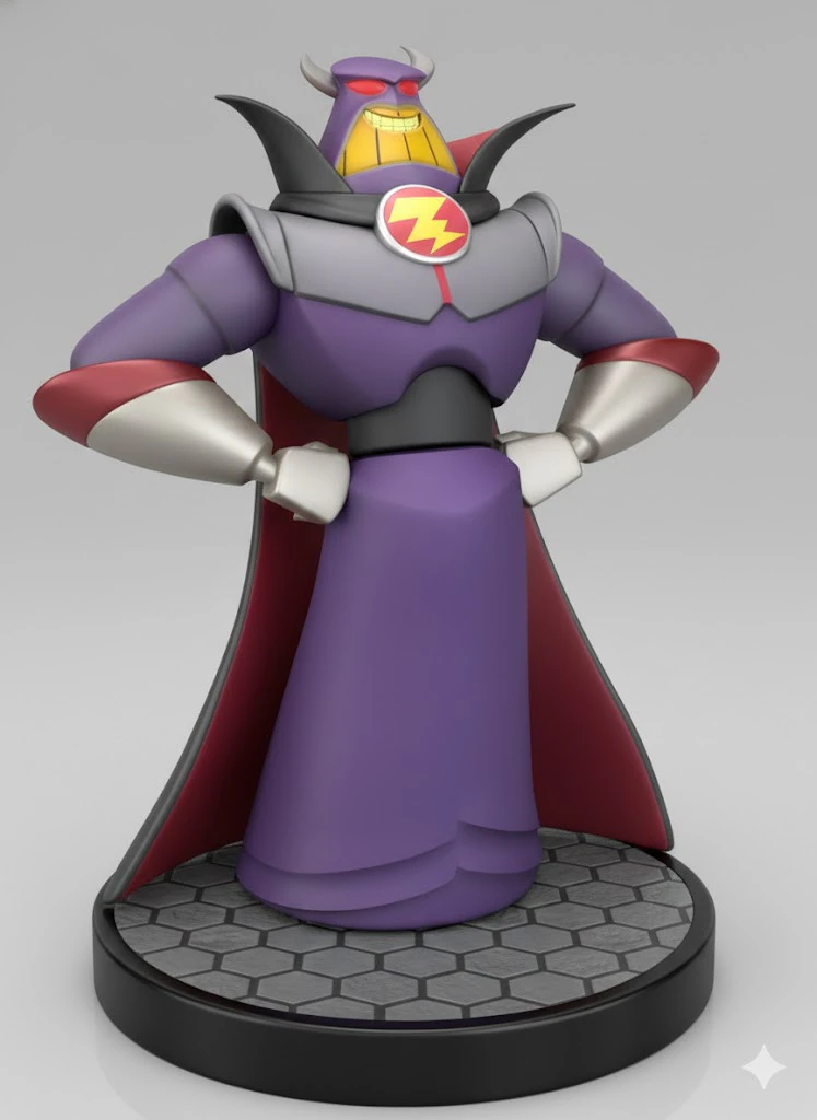 Bonecos 3d style manga anime general zurg style caricato 3D Print Model .c4d .max .obj .3ds .fbx .stl .blend 