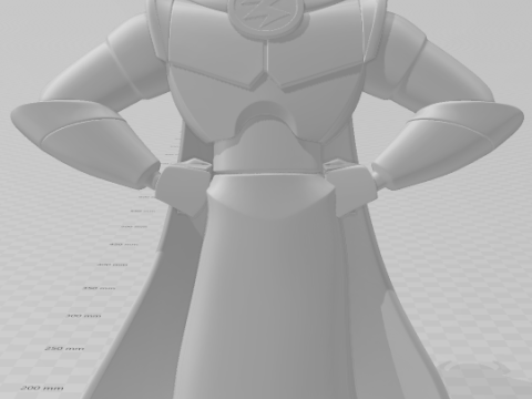 Bonecos 3D 风格漫画动漫将军 zurg 风格 caricato 3D 打印模型