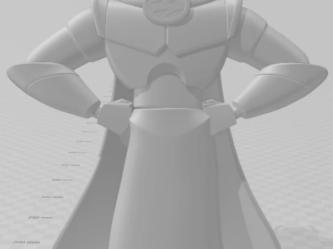 Bonecos 3d style manga anime general zurg style caricato 3D Print Model