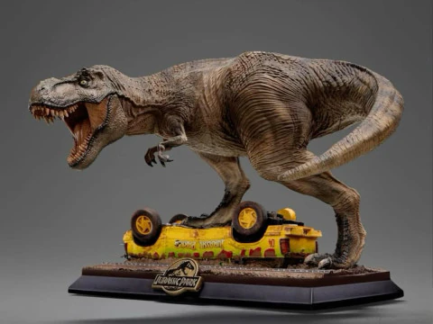 Bonecos 3d style manga anime tiranossauro jurasic park style caricato 3D Print Model