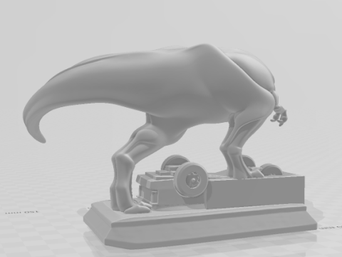 Bonecos 3d スタイル マンガ アニメ ティラノサウロ ジュラシック パーク スタイル カリカート 3Dプリントモデル