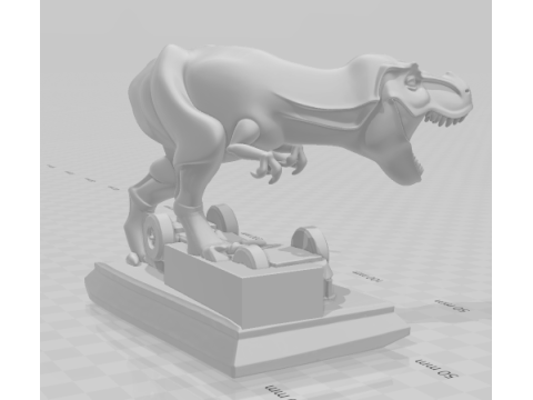 Bonecos 3d スタイル マンガ アニメ ティラノサウロ ジュラシック パーク スタイル カリカート 3Dプリントモデル