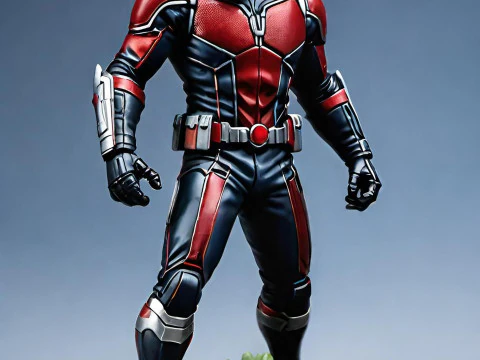 Bonecos 3d style manga anime ant man homen formiga style caricato 3D Print Model