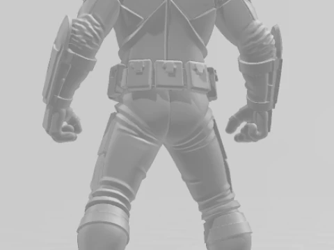 Bonecos 3d style manga anime ant man homen formiga style caricato 3D Print Model