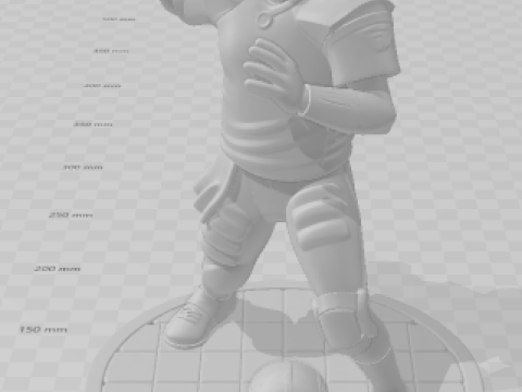 Bonecos 3D 风格漫画动漫 NFL 汤姆·布雷迪风格 caricato 3D 打印模型