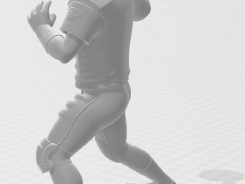 Bonecos 3d style manga anime nfl tom brady style caricato 3D Print Model