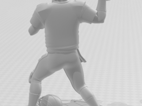 Bonecos 3D 风格漫画动漫 NFL 汤姆·布雷迪风格 caricato 3D 打印模型