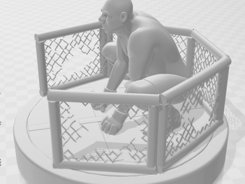 बोनकोस 3डी स्टाइल मंगा एनीमे एंडरसन स्पाइडर सिल्वा डिस्ट्रक्शन ऑक्टोगोनो स्टाइल कैरिकैटो 3D प्रिंट मॉडल