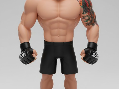 Bonecos 3d стиль манга аниме фабрики вай кавало вердум стиль карикато 3D Принт Модель