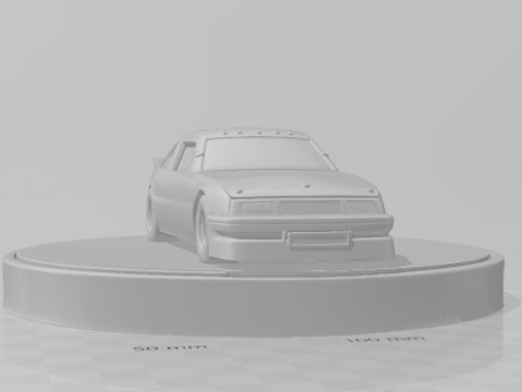 Bonecos estilo 3d mangá anime carro corrida dias de trovão estilo caricato Modelo de Impressão 3D