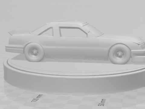 Bonecos estilo 3d mangá anime carro corrida dias de trovão estilo caricato Modelo de Impressão 3D