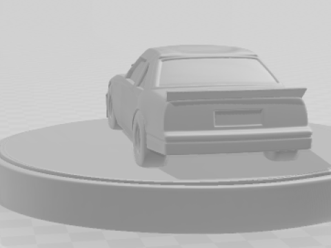 Bonecos estilo 3d mangá anime carro corrida dias de trovão estilo caricato Modelo de Impressão 3D