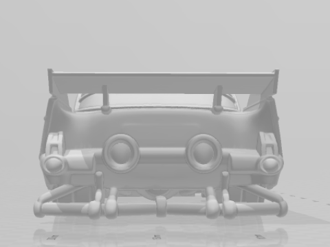 Bonecos 3d stil manga anime araba yarışı sürükle Nhra tarzı karikatür 3D Baskı Modeli