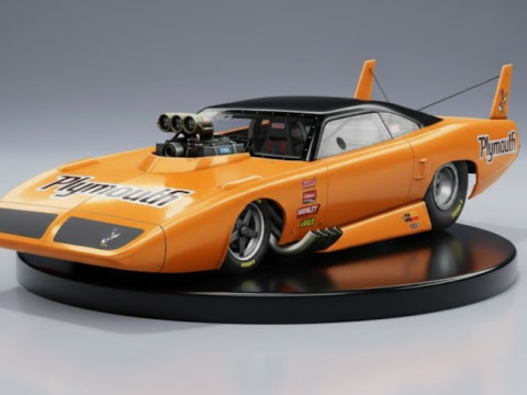 Bonecos 3d стиль манга аниме автомобильные гонки драг стиль нхра карикато 3D Принт Модель