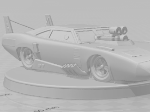 Bonecos 3d stil manga anime araba yarışı sürükle Nhra tarzı karikatür 3D Baskı Modeli