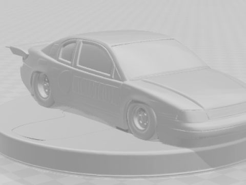 Bonecos 3d stil manga anime araba yarışı sürükle Nhra tarzı karikatür 3D Baskı Modeli