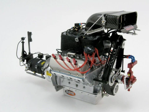 Bonecos 3d style manga anime car race drag nhra motor style caricato 3D Print Model