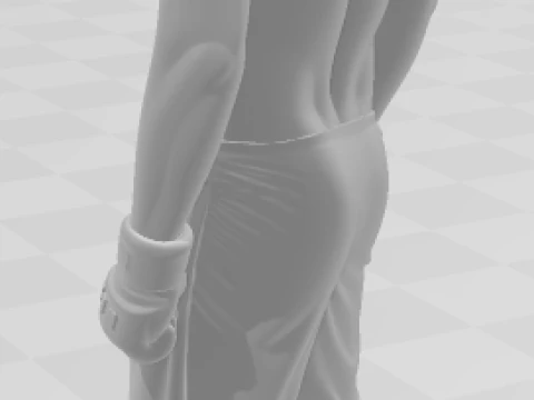 Bonecos 3d style manga anime fabricio vai cavalo werdum style caricato 3D Print Model