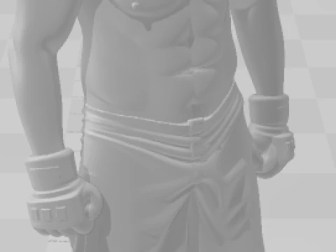 Bonecos 3d style manga anime fabricio vai cavalo werdum style caricato 3D Print Model