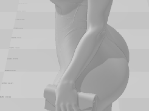 Bonecos 3d 스타일 망가 애니메이션 여성 롤리 스타일 카리카토 3D 프린트 모델