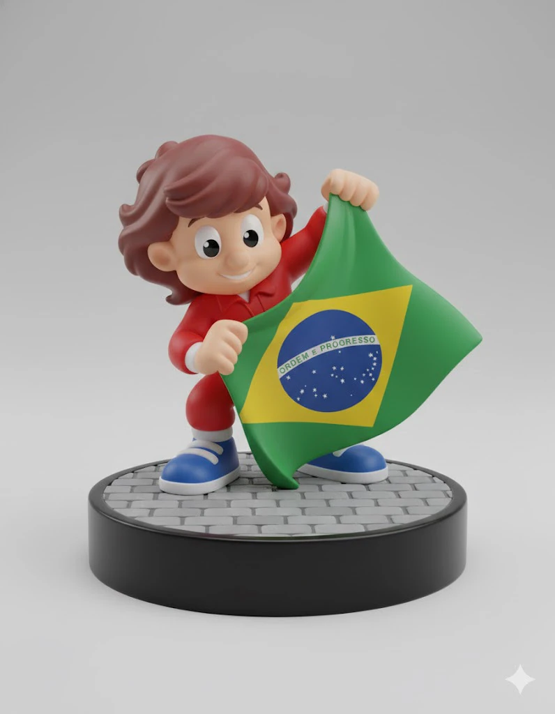 Bonecos 3d style manga anime seninha ayrton senna style caricato 3D Print Model .c4d .max .obj .3ds .fbx .stl .blend 