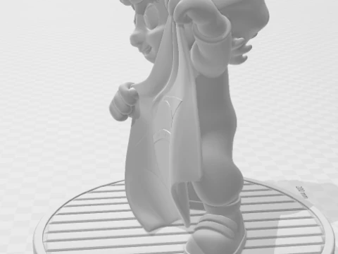 Bonecos 3d style manga anime seninha ayrton senna style caricato 3D Print Model