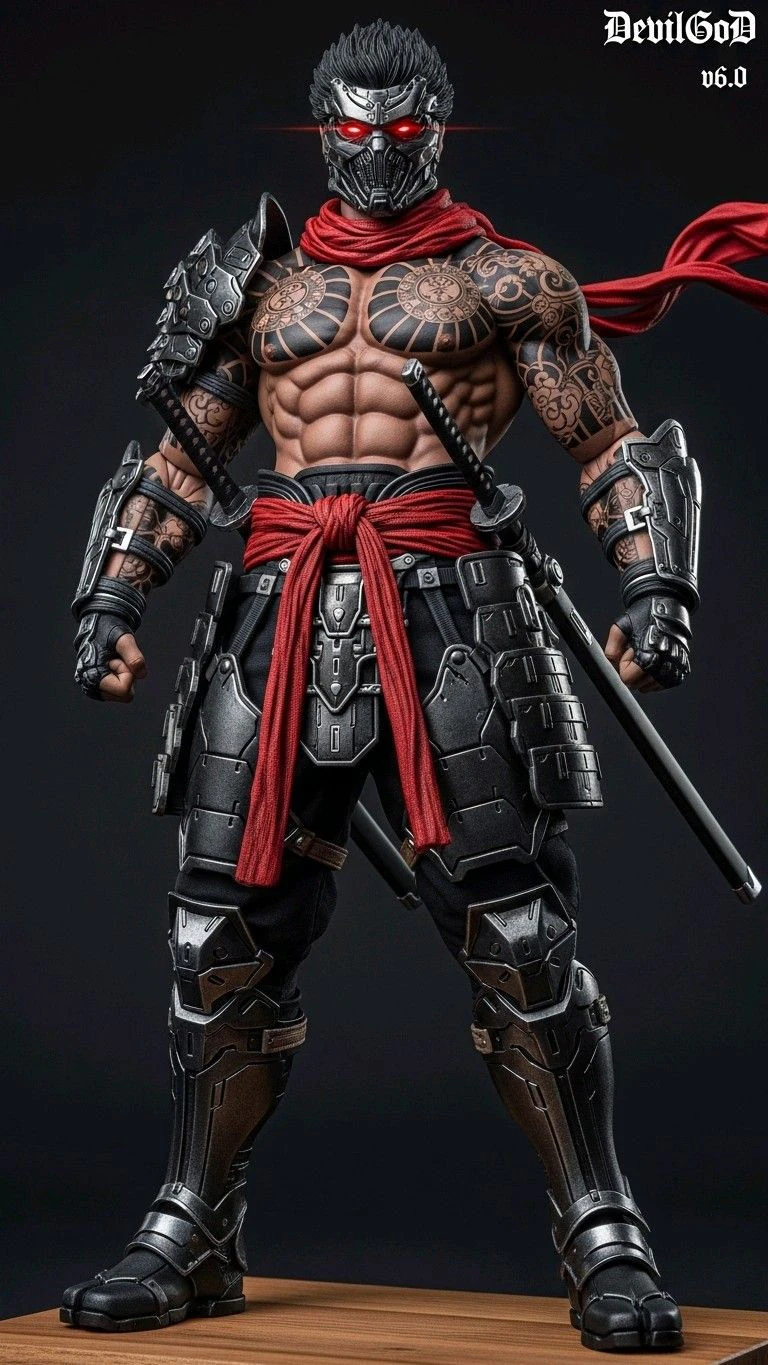 Bonecos 3d style manga anime men warrior guerreiro style caricato 3D Print Model .c4d .max .obj .3ds .fbx .stl .blend 